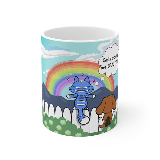 Rainbow Ceramic Mug 11oz