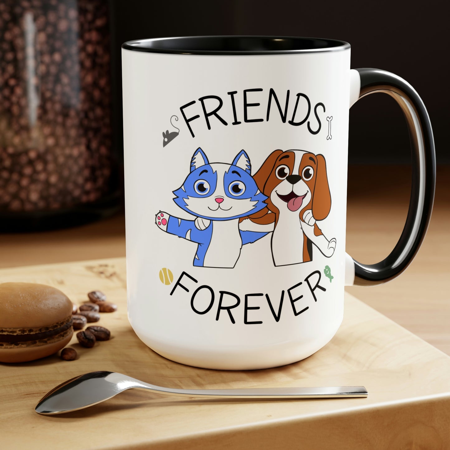 Friends Forever Premium Coffee Mug, 15oz