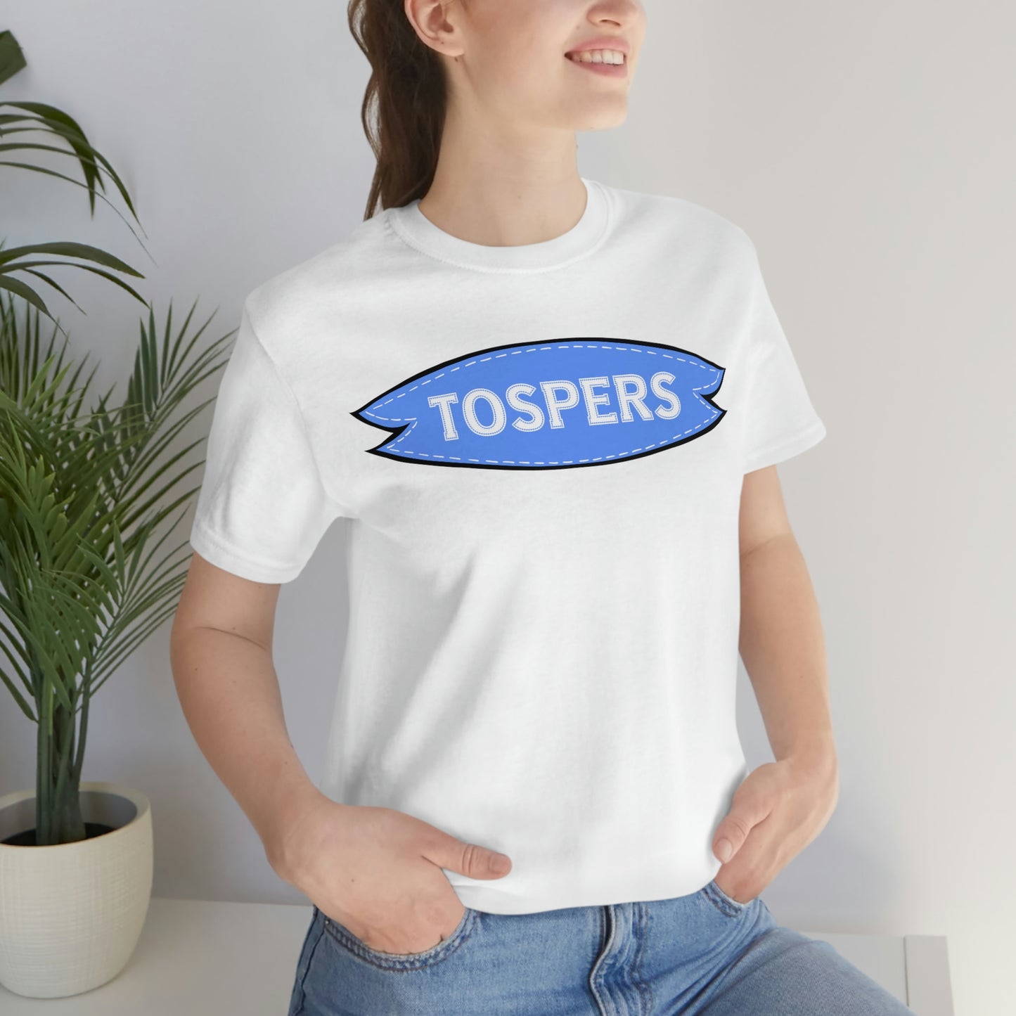 Tospers Patch Logo Unisex Jersey Short Sleeve Tee
