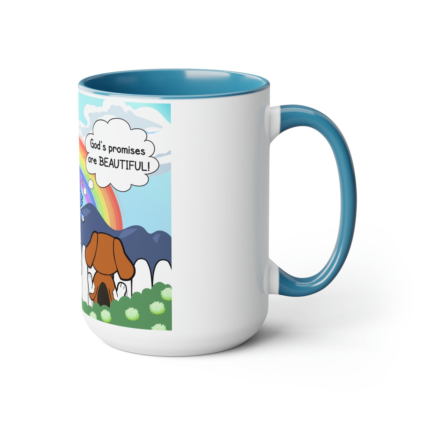 Rainbow Premium Coffee Mug, 15oz