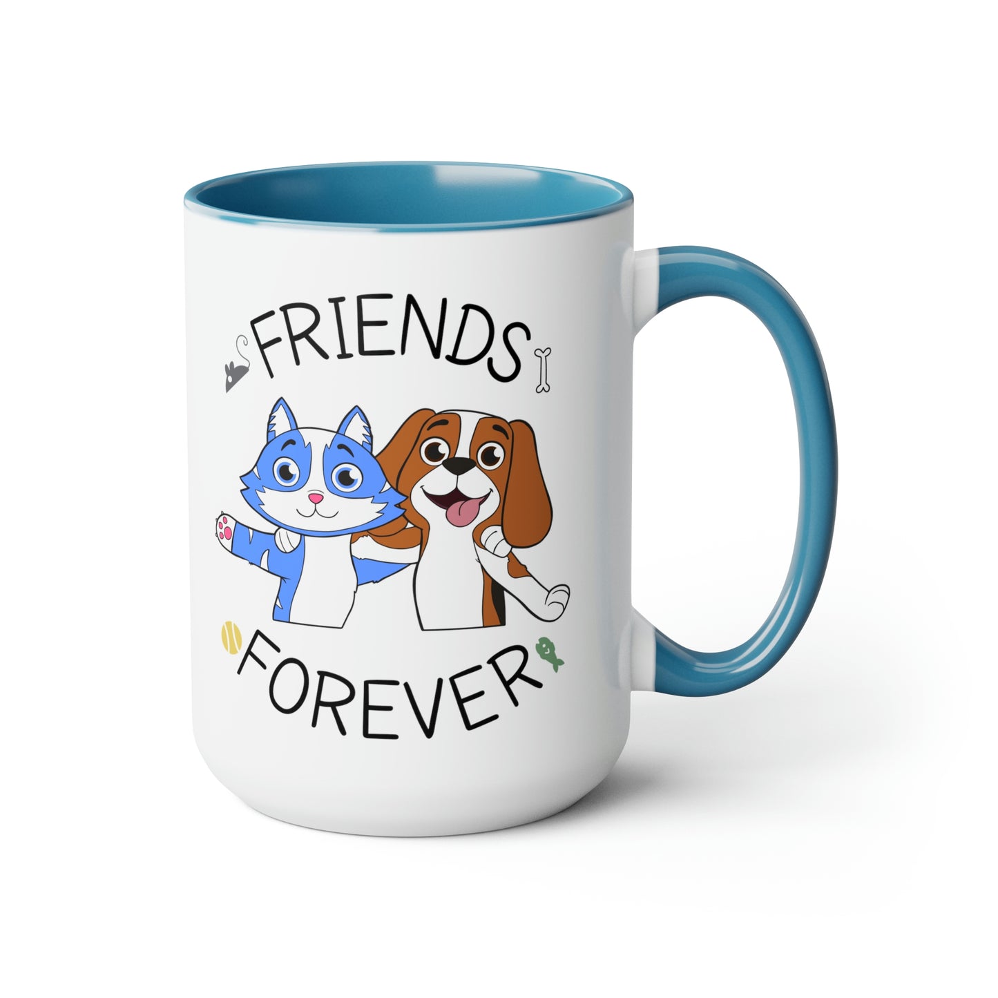 Friends Forever Premium Coffee Mug, 15oz
