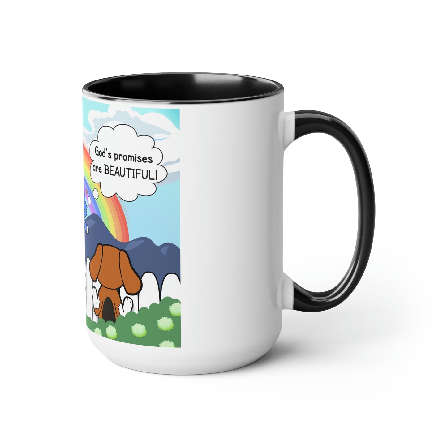 Rainbow Premium Coffee Mug, 15oz